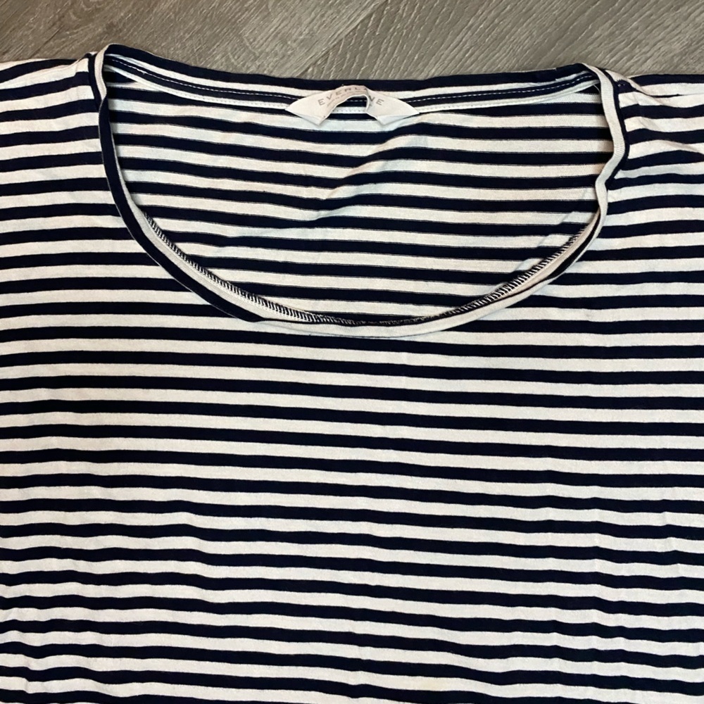 Everlane The Cotton Striped Tee Dress - Picture 5 of 10